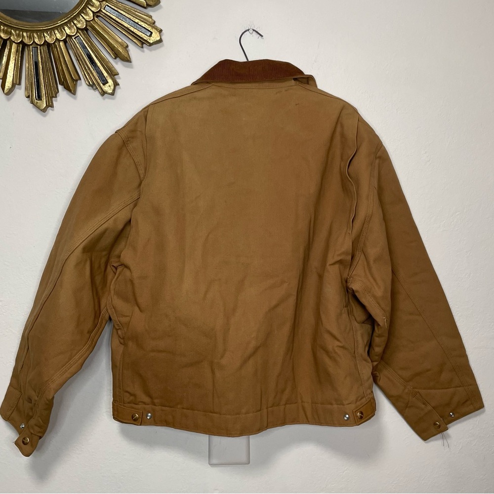 Carhartt Detroit Quilted Nylon Lined Firm Duck Jacket Vintage - Picture 7 of 16